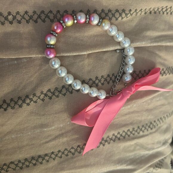 Pet Collar - Ombré, Bling, Pearls Necklace for Cats/Dogs - NWT - Picture 3 of 3
